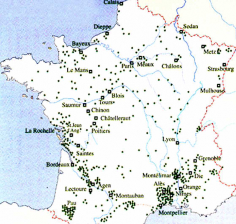 protestant areas