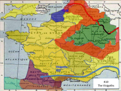 The migration of the Visigoths