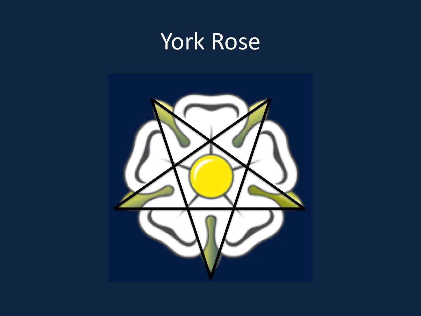 White rose Pentacle